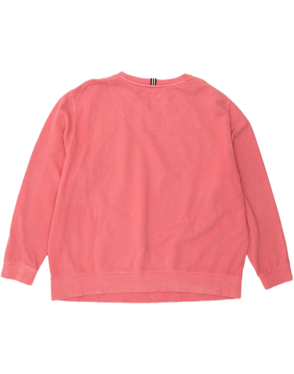 JOULES Γυναικείο Φούτερ Jumper UK 22 3XL Ροζ Βαμβακερό