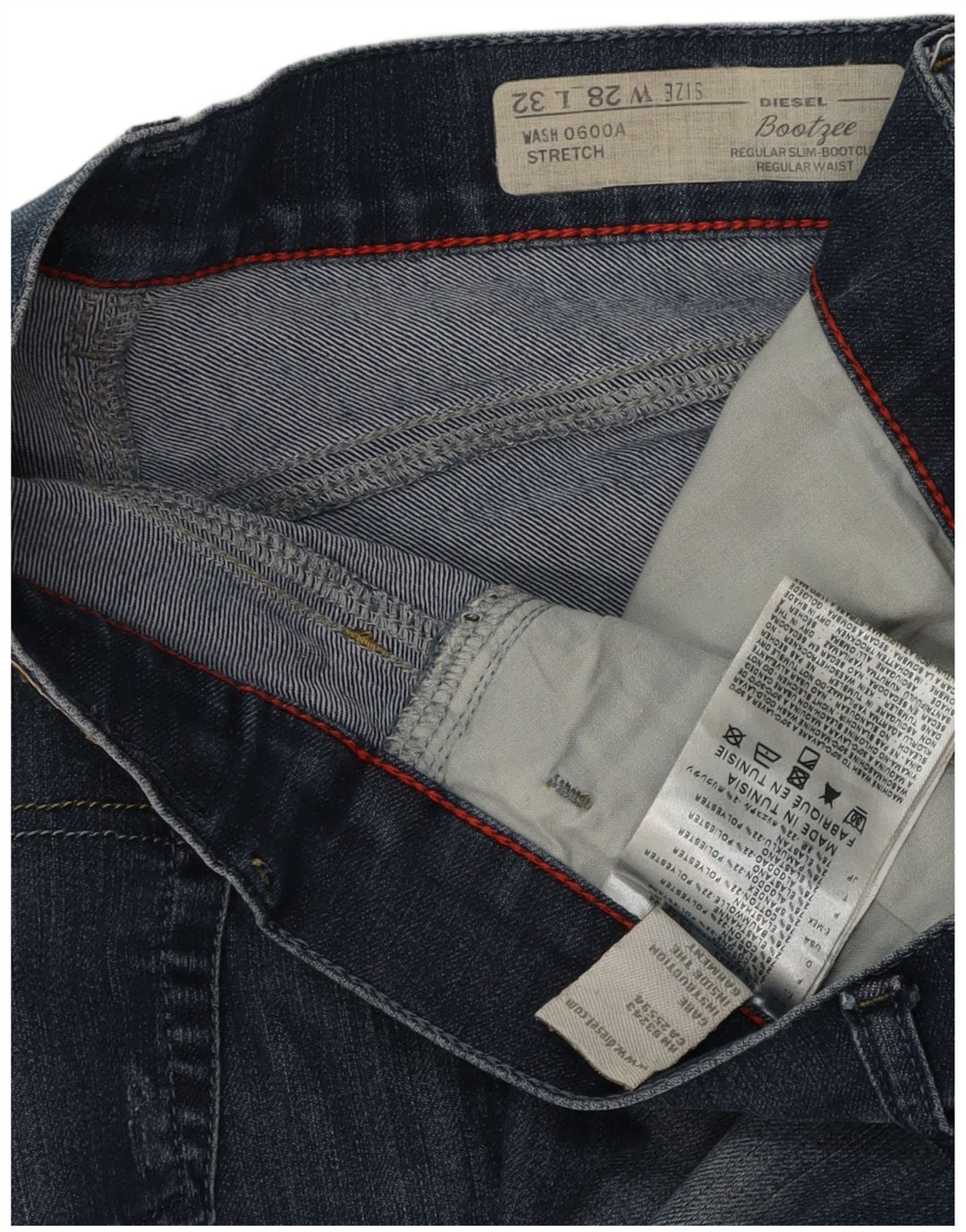 DIESEL Γυναικείο Bootzee Regular Slim Bootcut Jeans W28 L35 Μπλε βαμβακερό