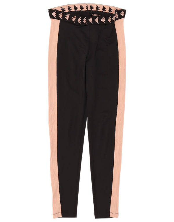 Γυναικείο κολάν Kappa Tezenis Graphic UK 12 Medium Black Colourblock