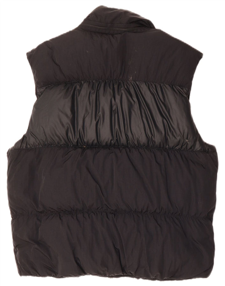 NIKE Ανδρικό padded Gilet UK 40 Large Black Polyester