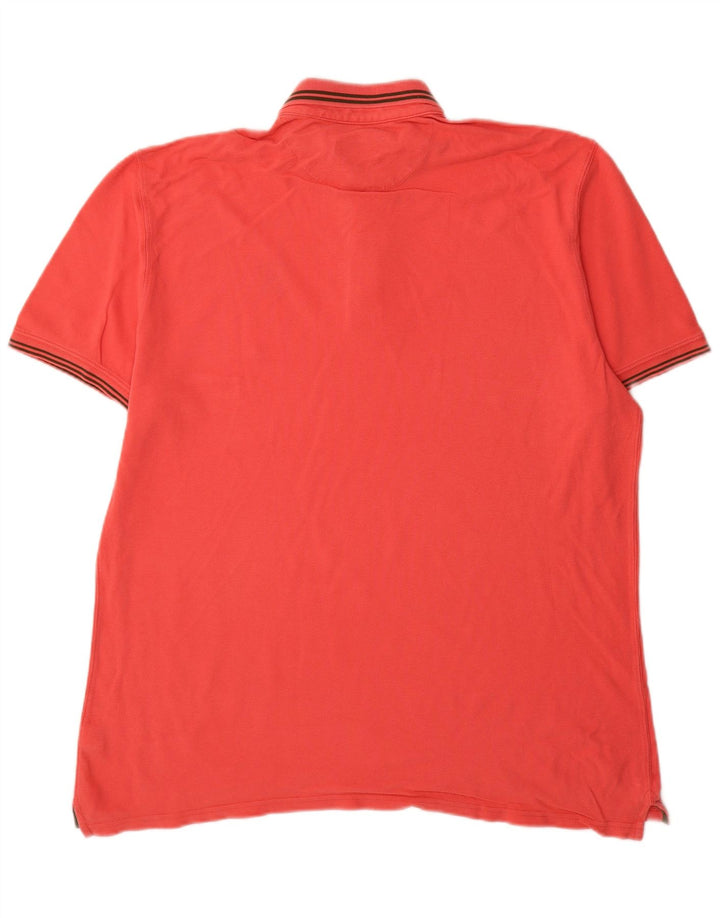 Ανδρικό πουκάμισο πόλο Massimo Dutti 2XL κόκκινο βαμβακερό
