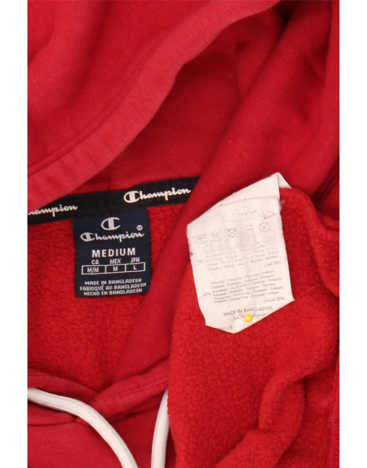 Ανδρικό Champion Graphic Hoodie Jumper Μεσαίο κόκκινο βαμβακερό
