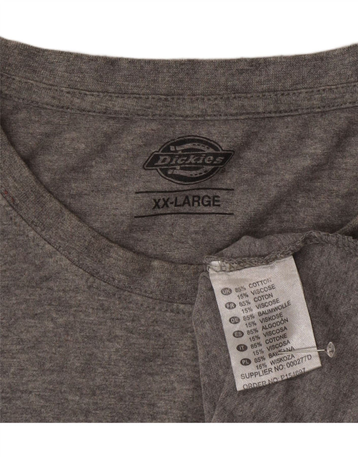 Ανδρικό γραφικό T-Shirt Dickies Top 2XL Γκρι βαμβακερό