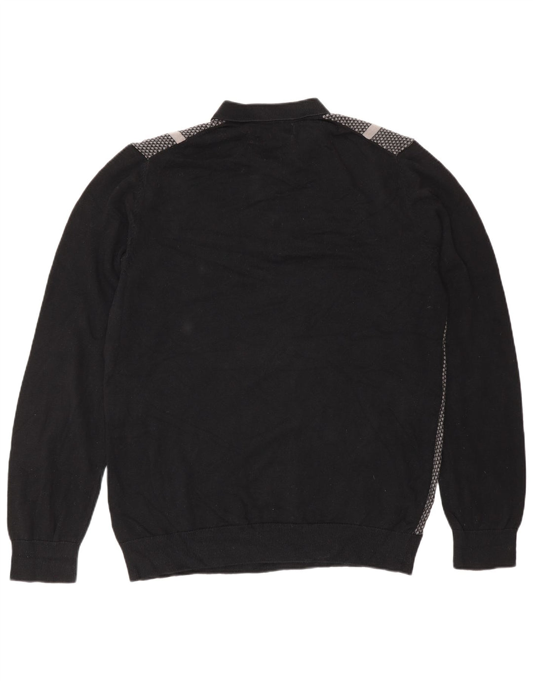 Marks & Spencer Ανδρικό πουλόβερ Polo Large Μαύρο