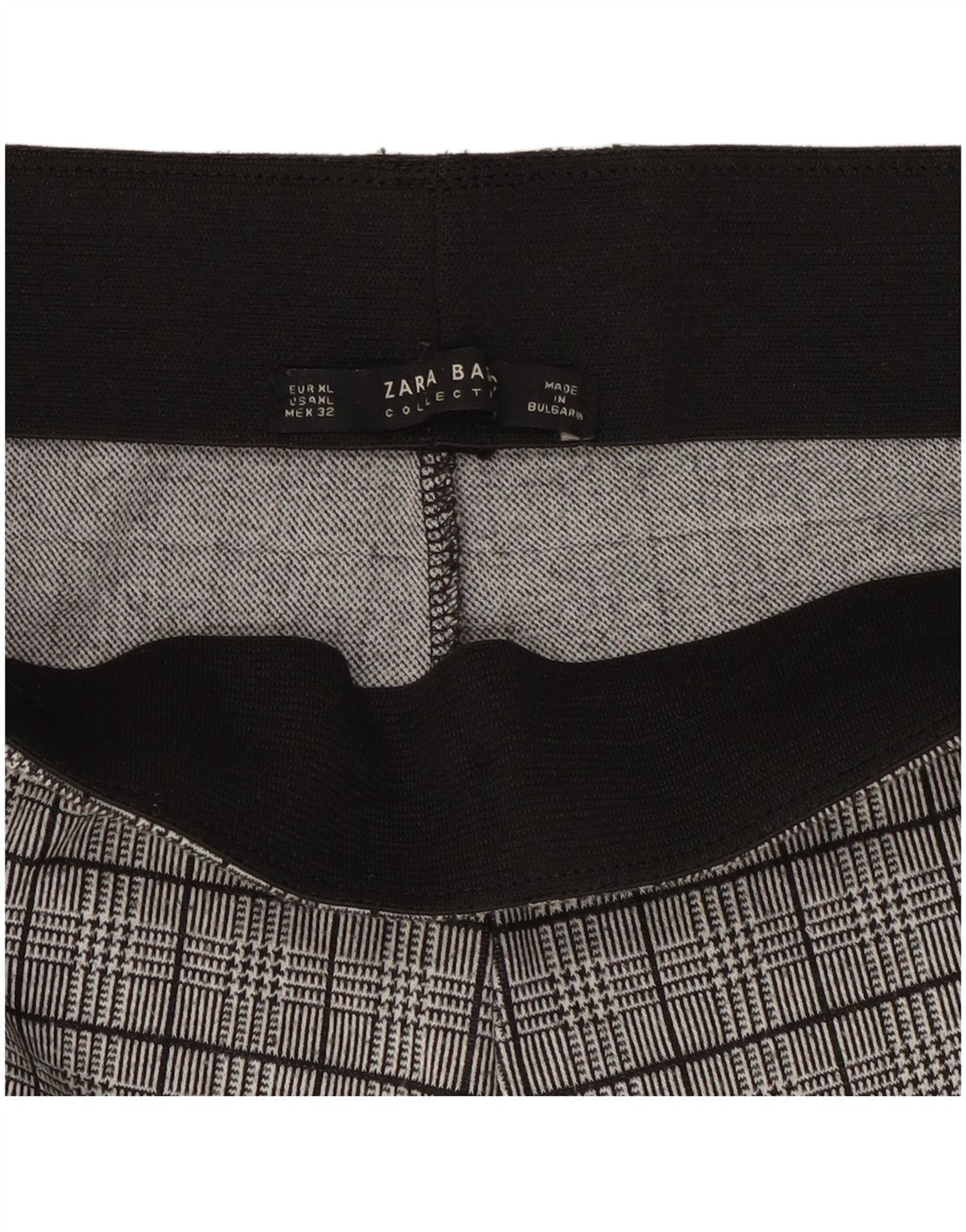 Zara Γυναικείο κολάν UK 18 XL Grey Houndstooth
