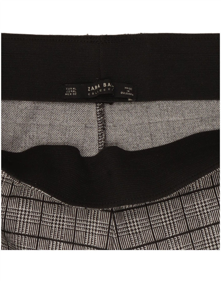 Zara Γυναικείο κολάν UK 18 XL Grey Houndstooth