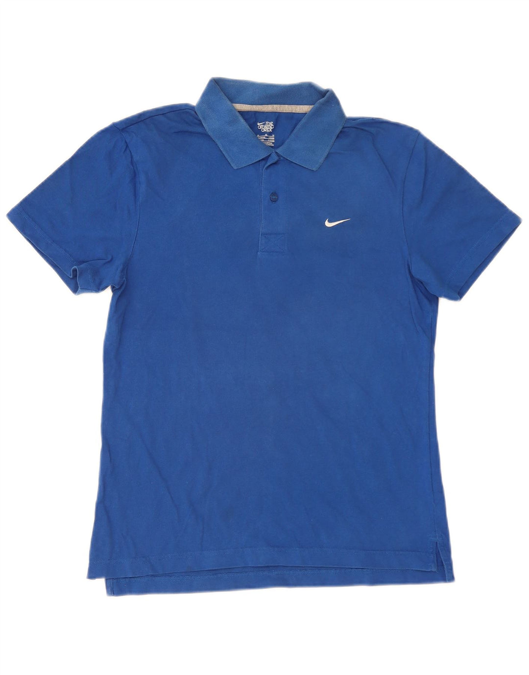 Ανδρικό μπλουζάκι πόλο Nike UK 38/40 μεσαίο μπλε βαμβακερό