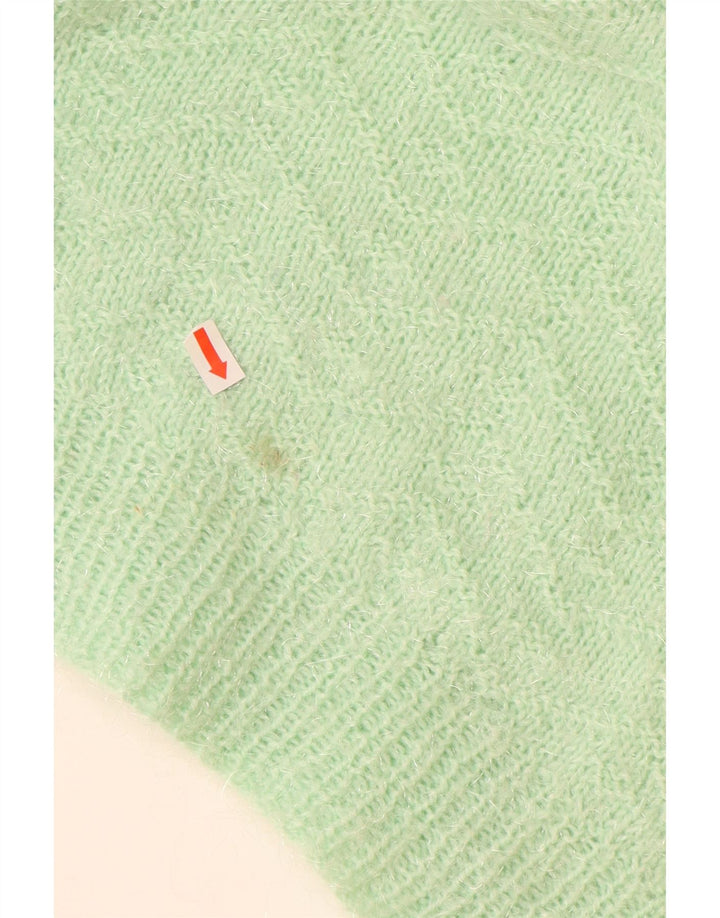 VINTAGE Γυναικείο πουλόβερ με λαιμόκαυστο UK 18 XL Πράσινο