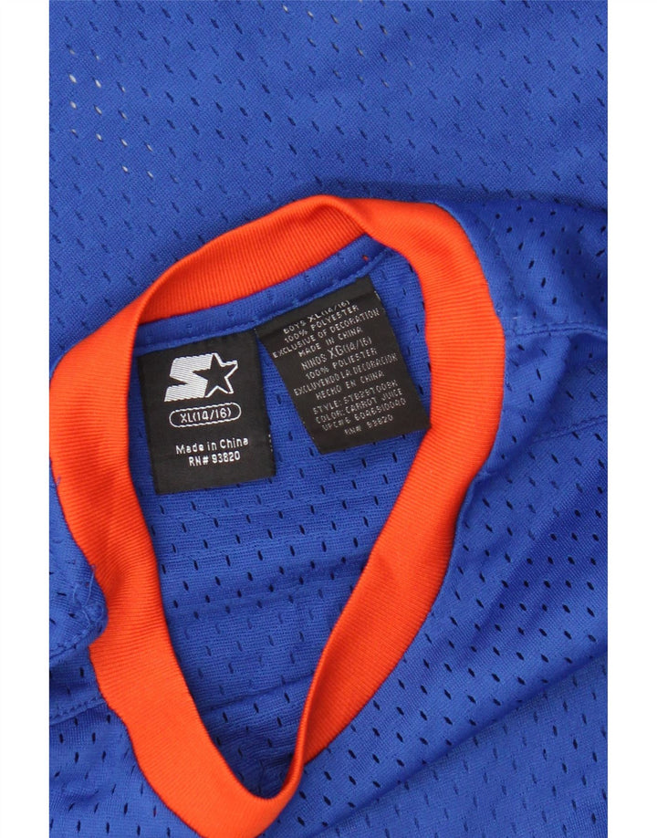 Starter Boys Vest Top 14-15 Years XL Blue Polyester