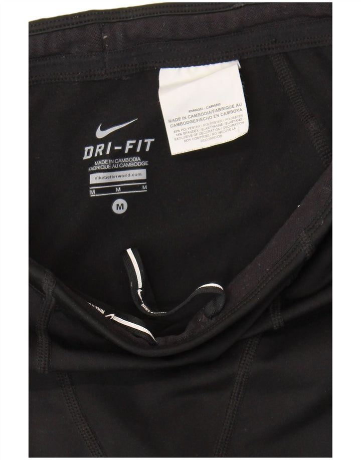 Γυναικείο αθλητικό σορτς Nike Dri Fit UK 12 μεσαίου μαύρου πολυεστέρα