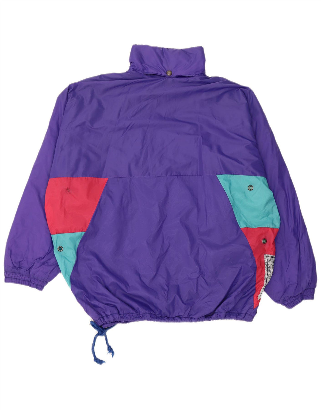 VINTAGE Ανδρικό μπουφάν με κουκούλα Anorak UK 36 Small Purple