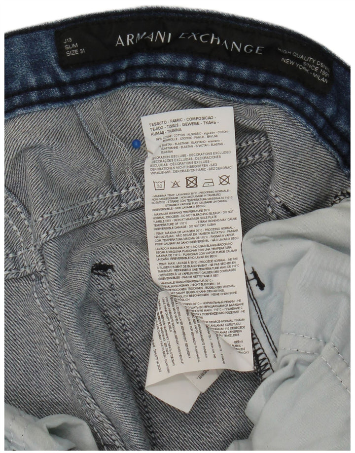 ARMANI EXCHANGE Ανδρικό Slim Jeans W31 L28 Μπλε Βαμβακερό