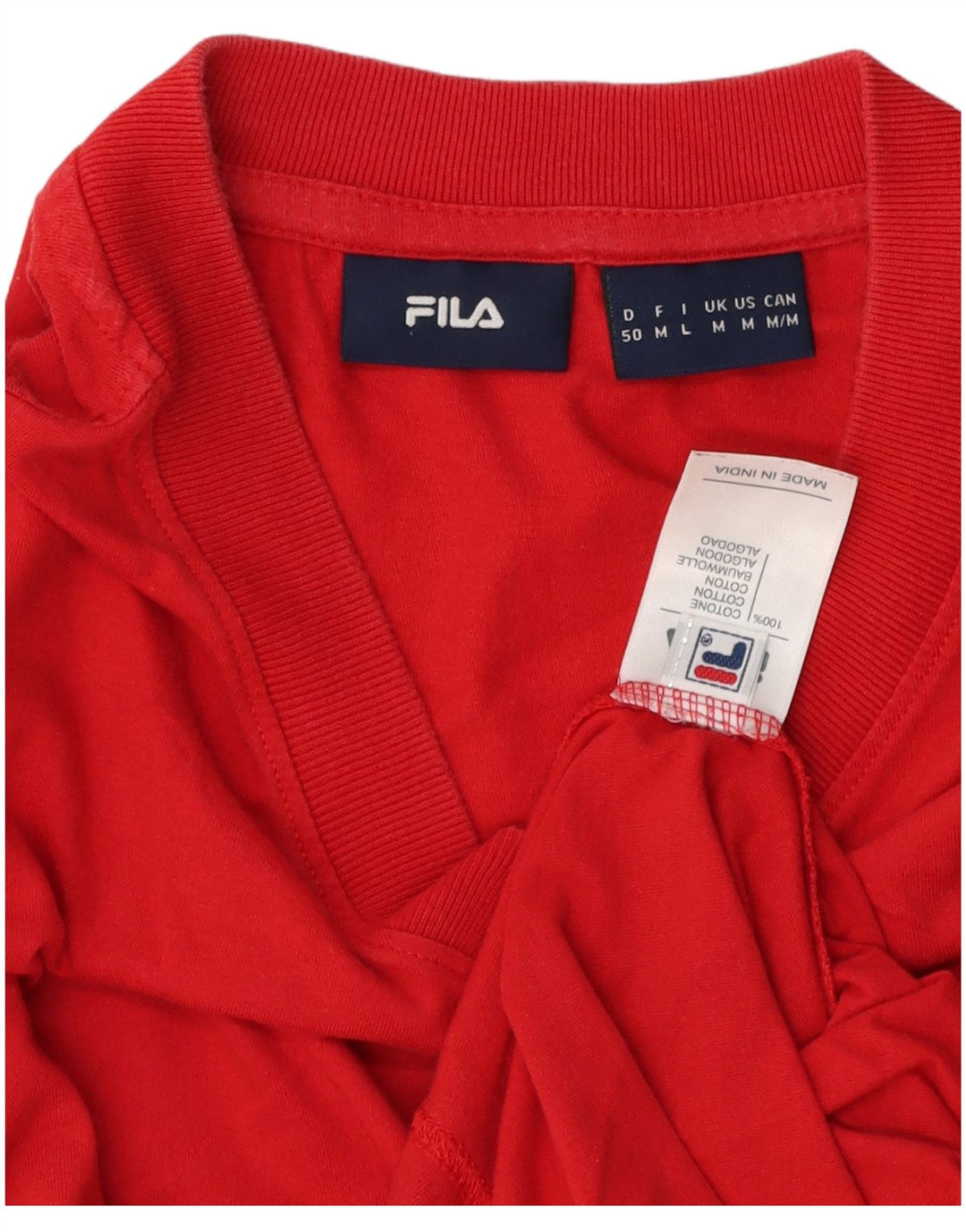 Ανδρικό T-Shirt Fila Top Μεσαίο κόκκινο βαμβακερό