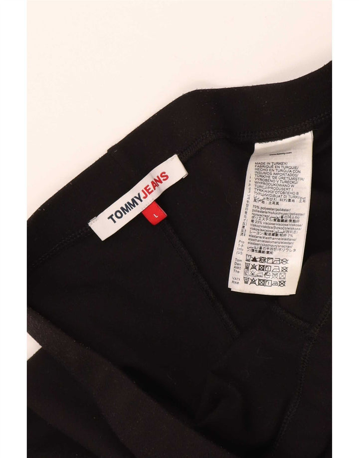 Γυναικείο κολάν Tommy Hilfiger UK 16 Large μαύρο πολυεστέρα