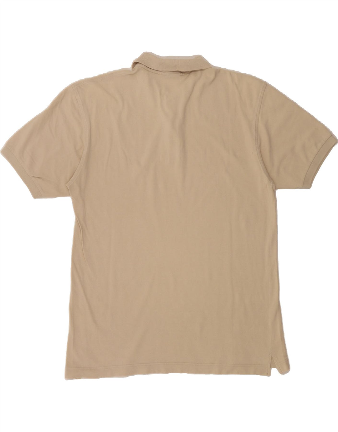 LOTTO Mens Polo Shirt Large Beige Cotton Vintage Lotto and Second-Hand Lotto from Messina Hembry 