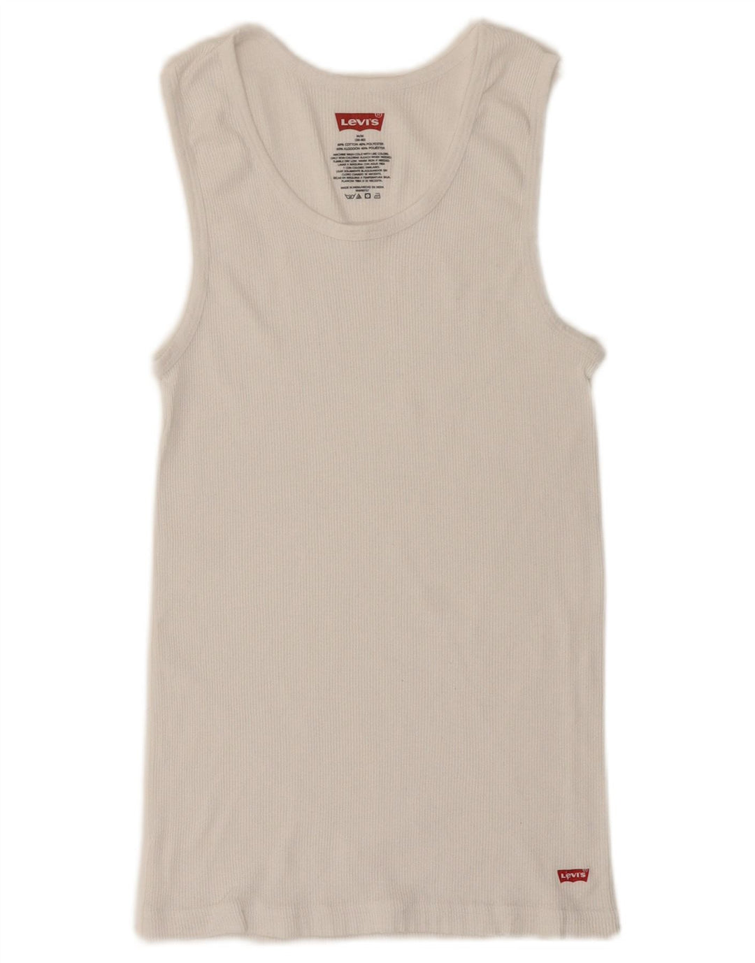 Ανδρικό T-Shirt Levi's Top UK 38/40 μεσαίο λευκό βαμβακερό