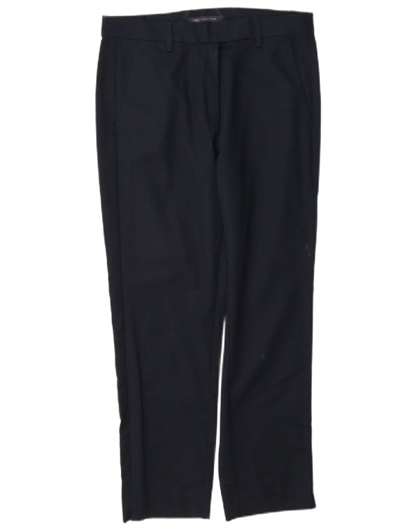 Marks & Spencer Γυναικείο κανονικό παντελόνι Chino UK 10 Small W27 L26 Navy Blue