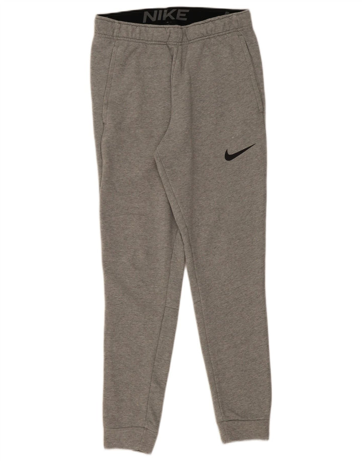 Ανδρική φόρμα Nike Dri Fit Παντελόνι Joggers Μικρό γκρι βαμβακερό