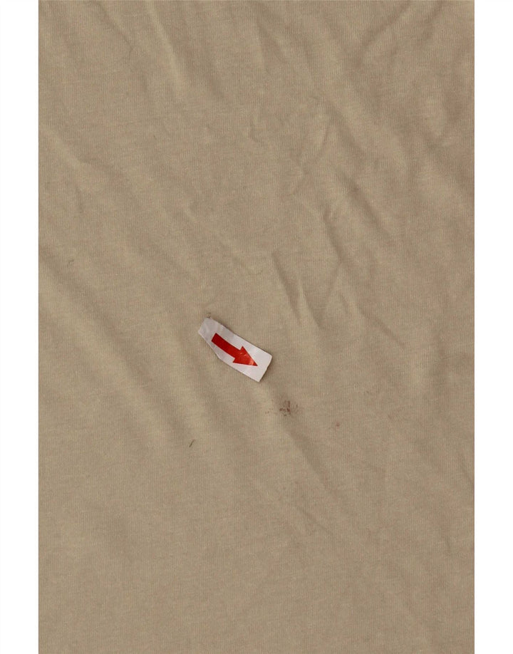 Γυναικείο T-Shirt Ted Baker Top Size 4 Μεγάλο Μπεζ βαμβακερό