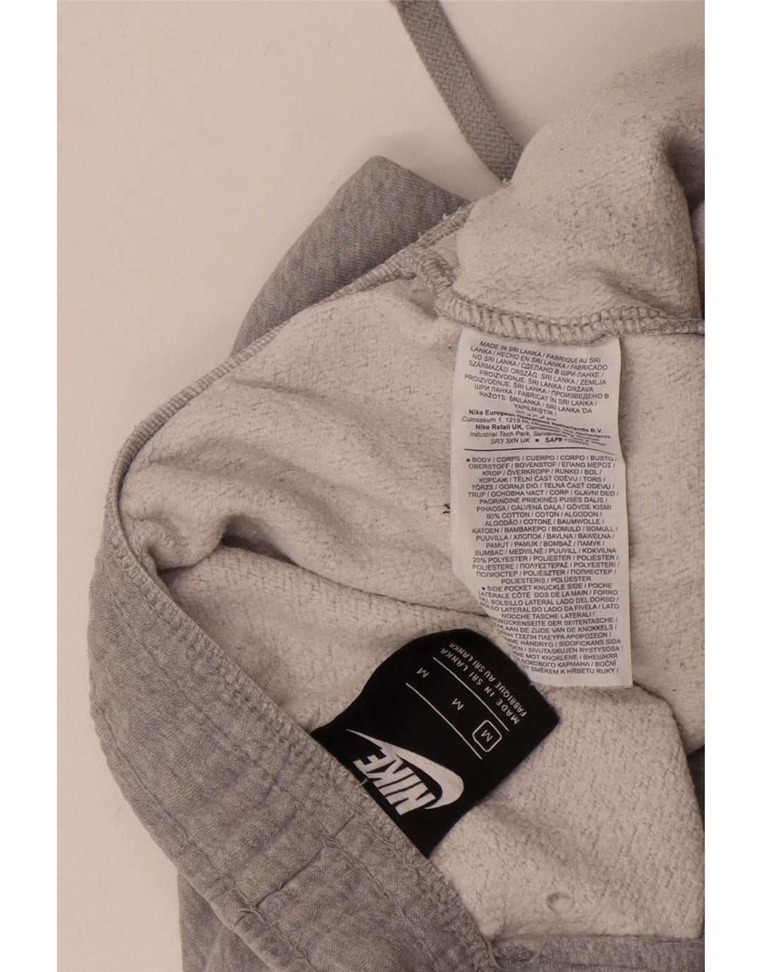 Γυναικεία αθλητική φόρμα Nike Παντελόνι UK 14 Βαμβακερό μεσαίο γκρι