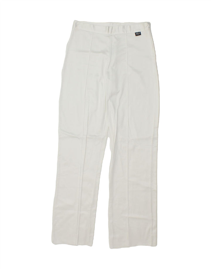 EVERLAST Womens Straight Casual Trousers W28 L29 White Vintage Everlast and Second-Hand Everlast from Messina Hembry 