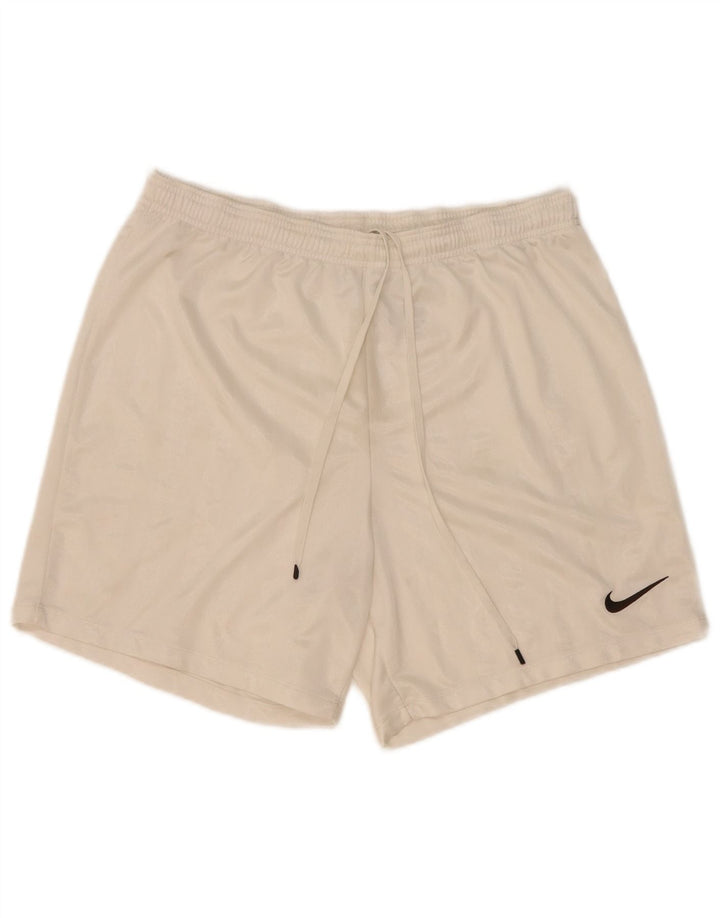 Ανδρικό αθλητικό σορτς Nike μεγάλο λευκό πολυεστέρα