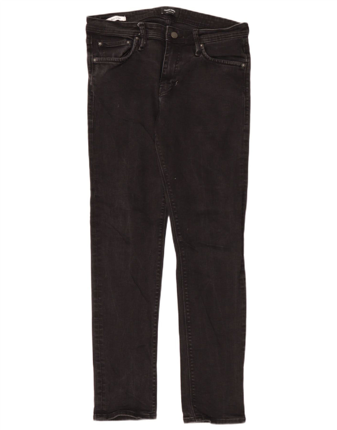 Jack & Jones Ανδρικό Τζιν GLENN Slim W33 L32 Μαύρο βαμβακερό