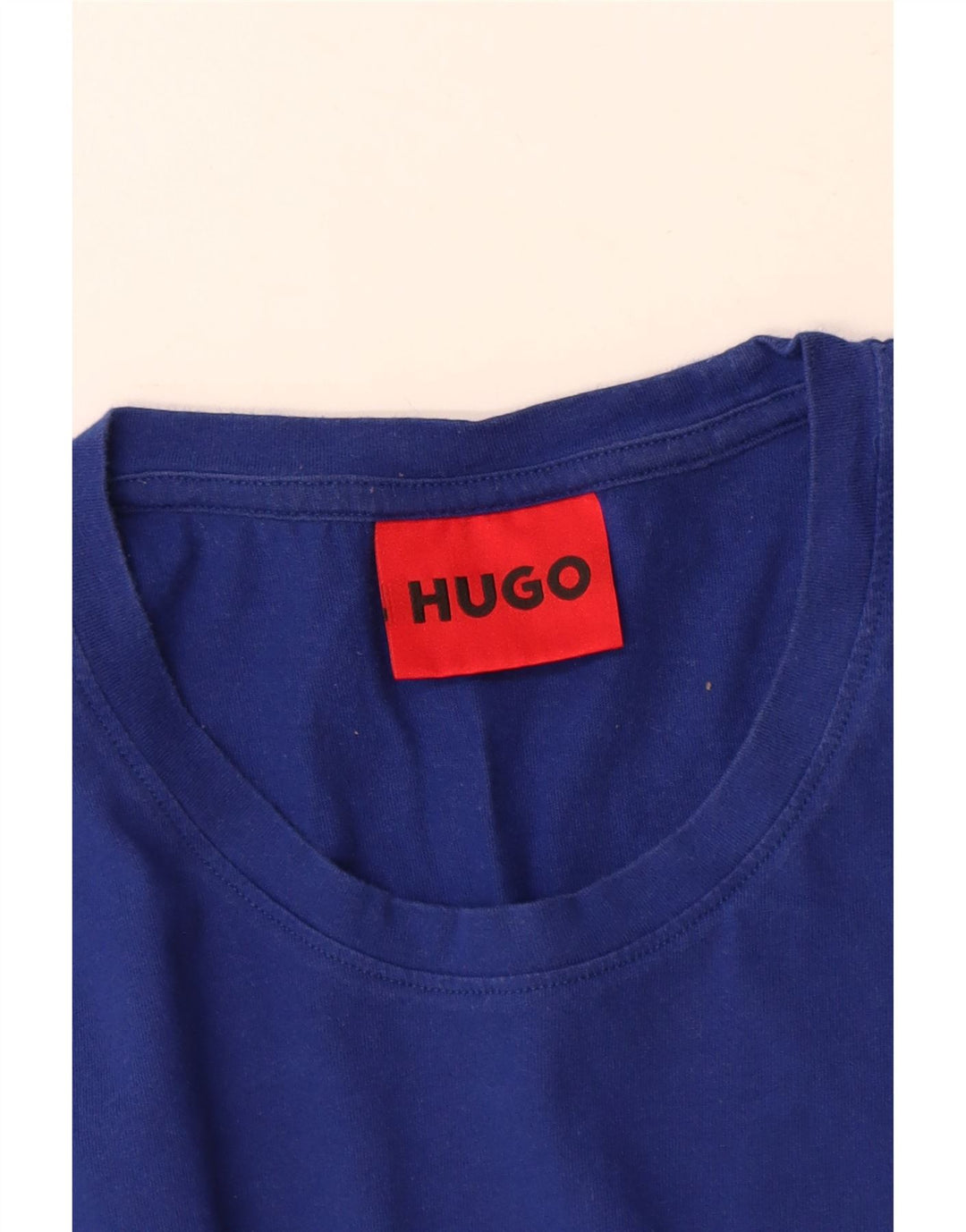 Ανδρικό T-Shirt Hugo Boss Top μεγάλο μπλε βαμβακερό