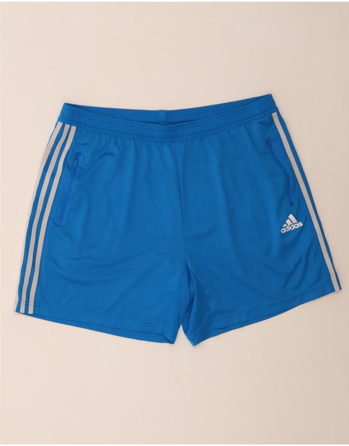 Ανδρικό αθλητικό σορτς Adidas Aeroready 2XL μπλε πολυεστέρα