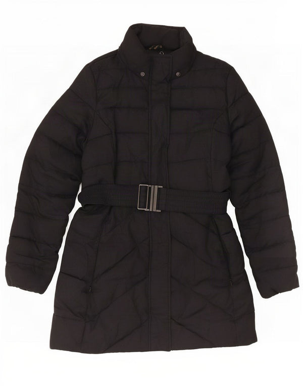 Barbour Γυναικείο παλτό UK 14 Large Black Ψαροκόκαλο