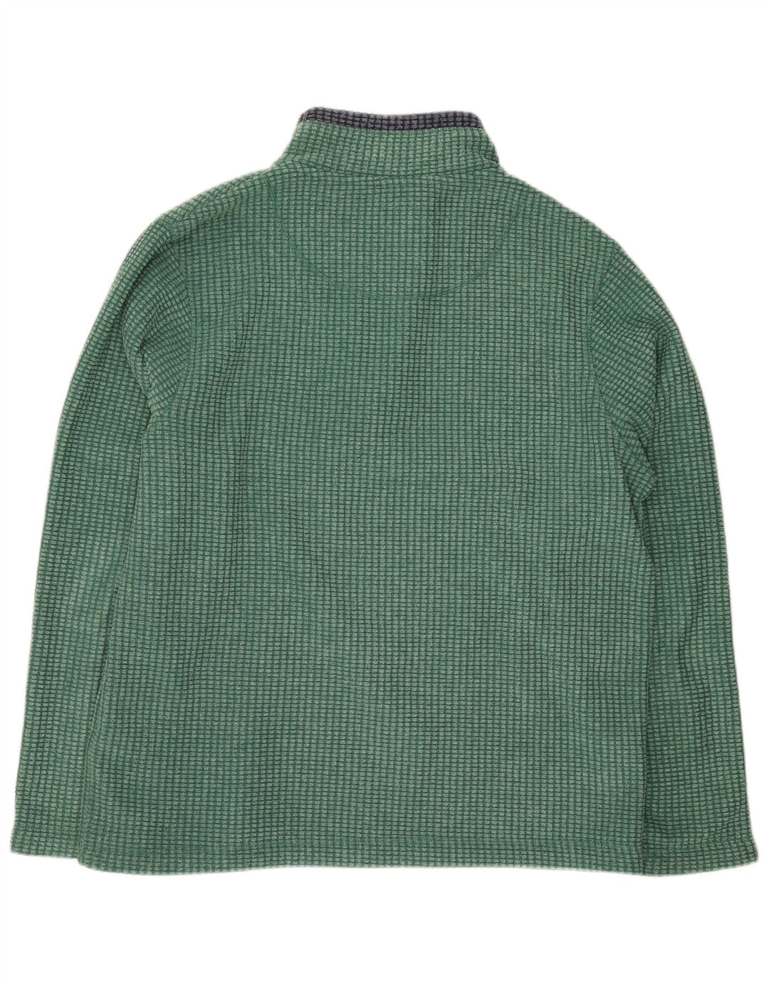 Weird Fish Mens Zip Fleece Jumper XL Green Polyester