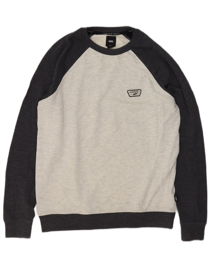 Ανδρικό φούτερ Vans Jumper Small Grey Colourblock Βαμβακερό