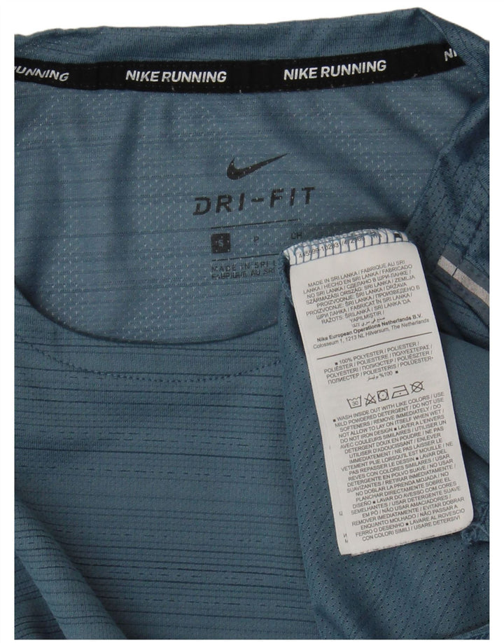 Ανδρικό μπλουζάκι Nike Dri Fit Μπλουζάκι από μικρό μπλε ριγέ πολυεστέρα