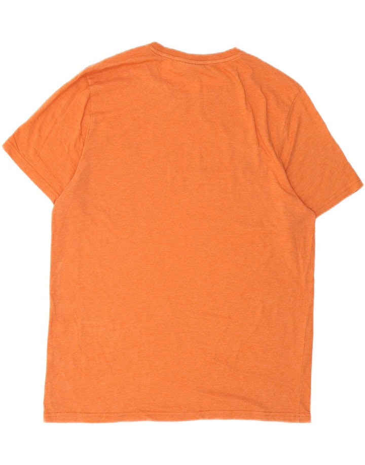 Ανδρικό T-Shirt LYLE & SCOTT Top XL Πορτοκαλί Πολυεστέρας