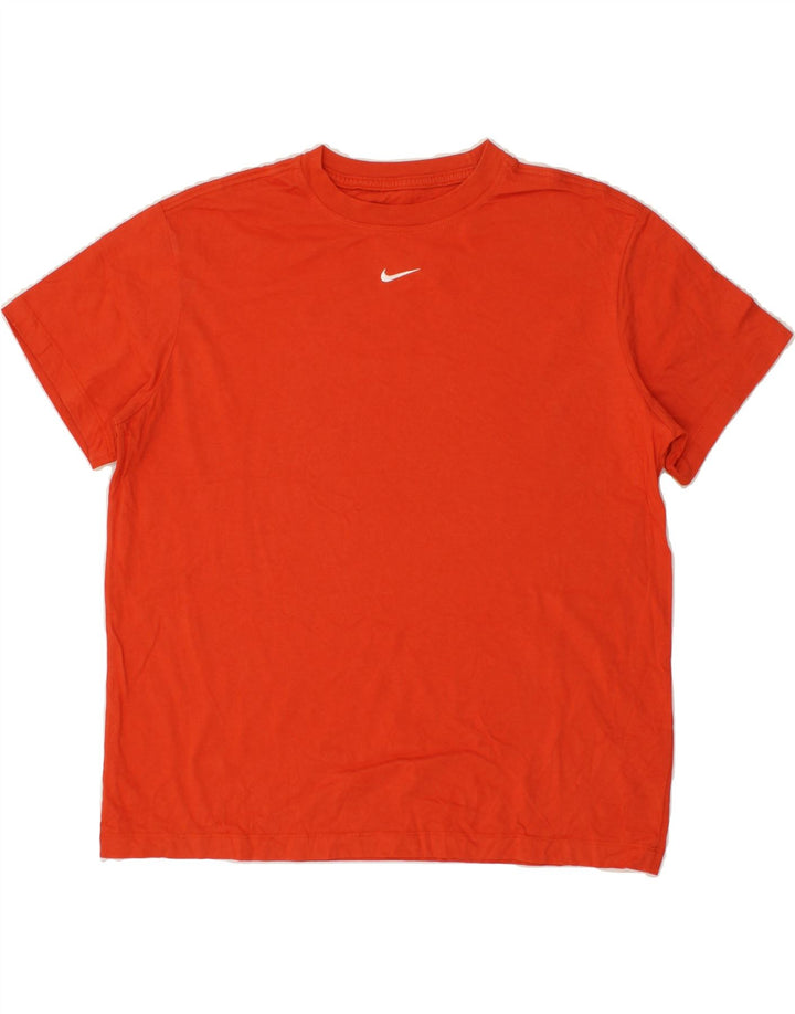 Ανδρικό μπλουζάκι NIKE με χαλαρή εφαρμογή, μικρό κόκκινο βαμβακερό