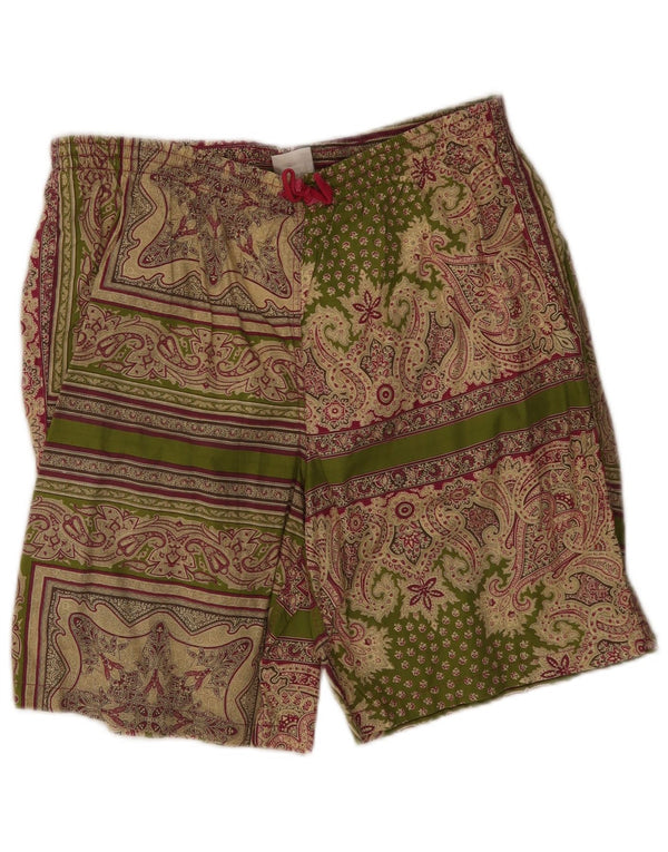 Allen Cox Ανδρικό σορτς κολύμβησης 2XL πράσινο Paisley βαμβακερό