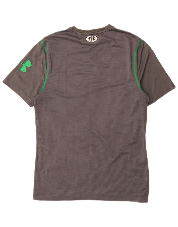 Ανδρικό μπλουζάκι Under Armour Heat Gear Top Medium Grey Geometric Polyester