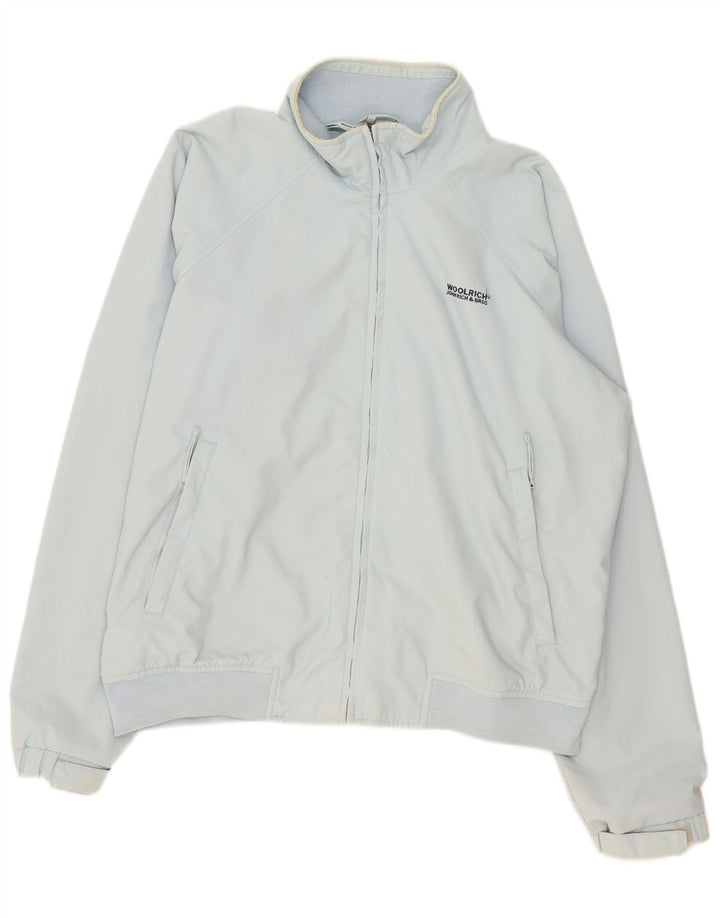Woolrich Ανδρικό Bomber Jacket UK 42 XL Blue Nylon