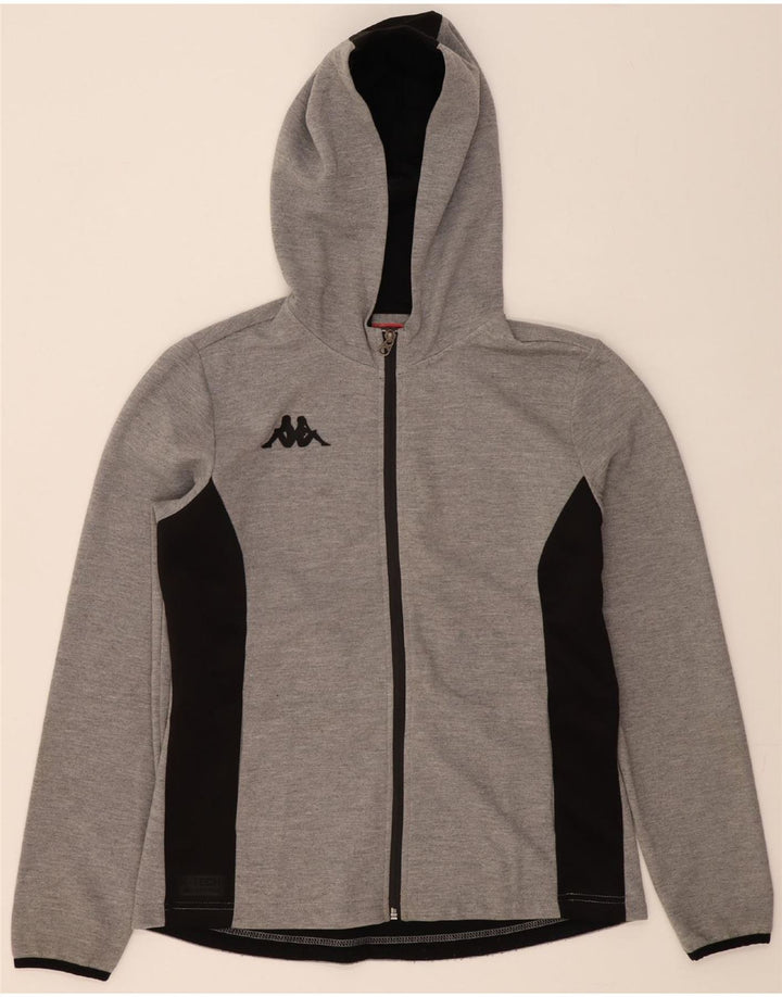 KAPPA Mens Tracksuit Top Jacket Medium Grey Colourblock Polyester Vintage Kappa and Second-Hand Kappa from Messina Hembry 