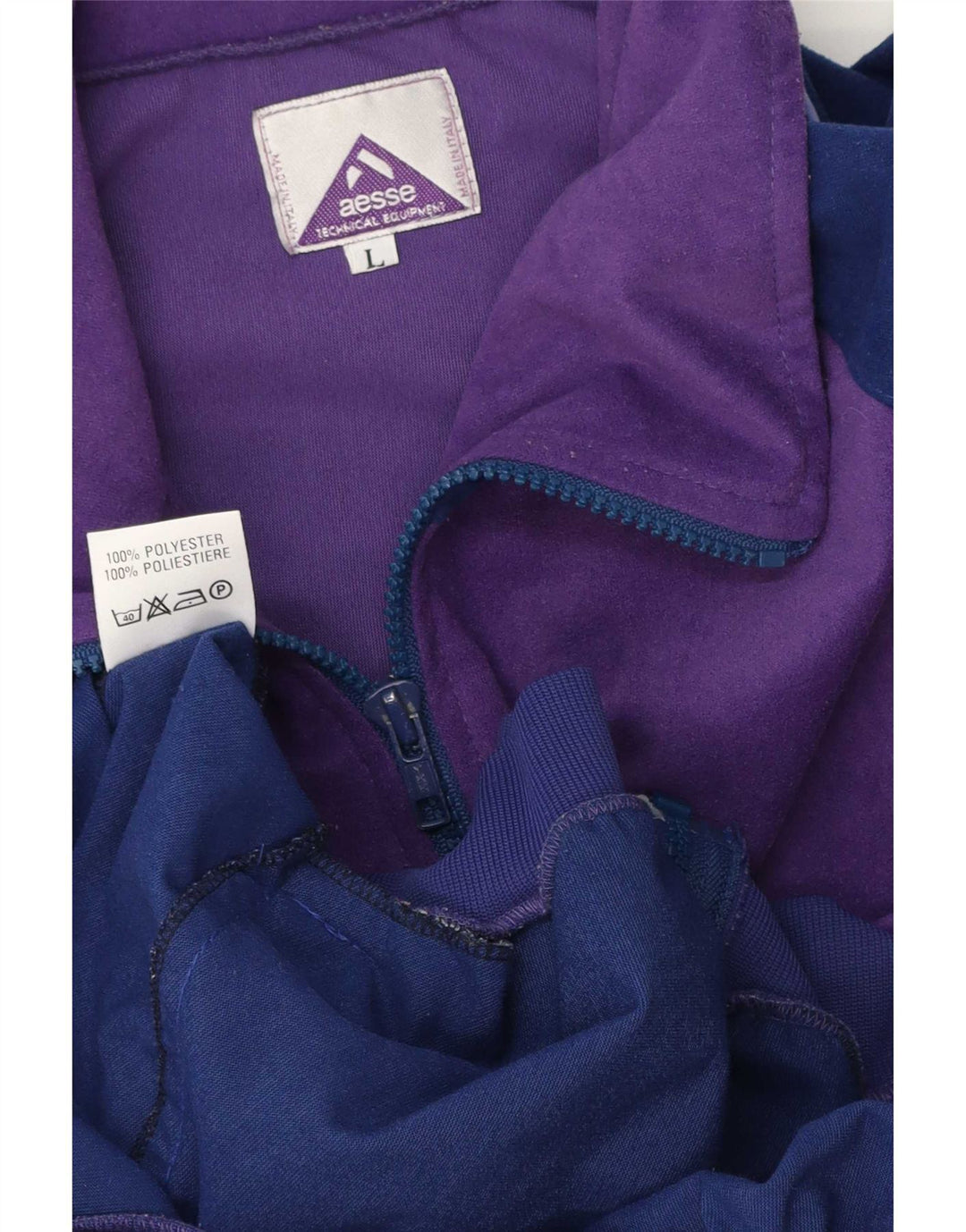 Ανδρική φόρμα βελούδινη Aesse Top Jacket Large Purple Colourblock Polyester