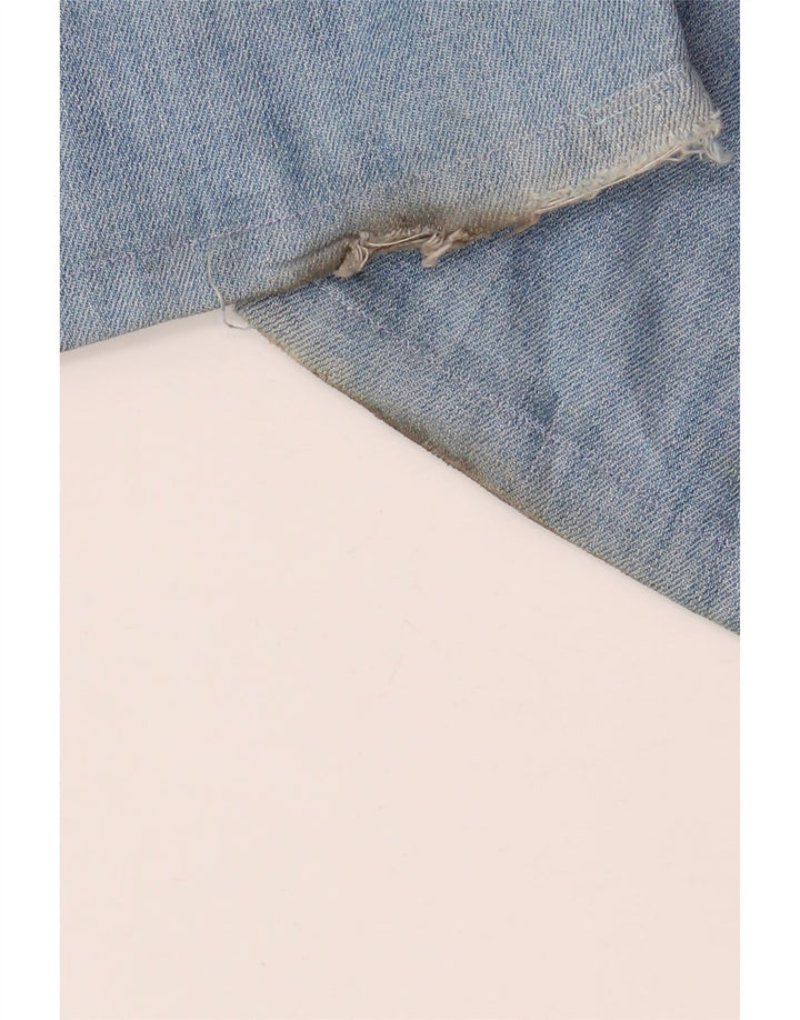 Roccobarocco Γυναικεία Bootcut Jeans IT 44 Medium W32 L33 Blue Floral Βαμβακερό