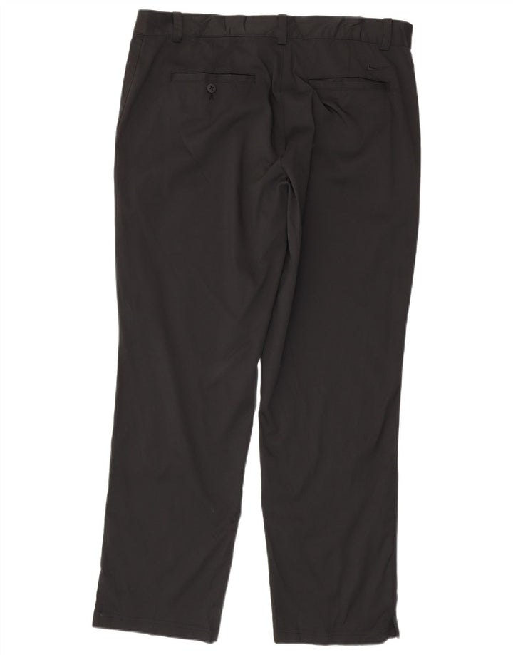 Ανδρικό ίσιο παντελόνι Chino Nike Dri Fit W35 L30 μαύρο πολυεστέρα