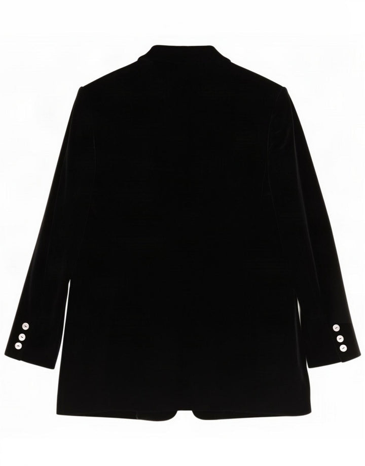 Αγ. Bernard Womens 2 Button Velor Blazer Jacket UK 16 Large Navy Blue