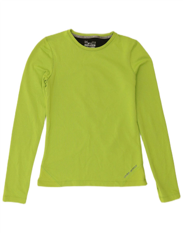 Under Armour Γυναικείο Cold Gear Μακρυμάνικο UK 12 Μεσαίο Πράσινο Πολυεστέρας