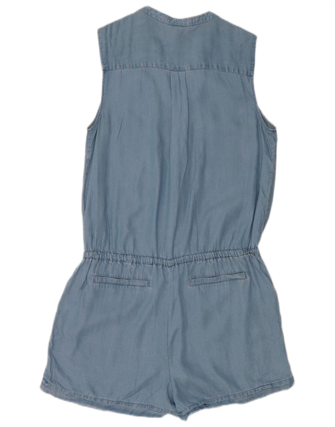 Mossimo Γυναικείο Αμάνικο Playsuit UK 12 Medium Blue Lyocell