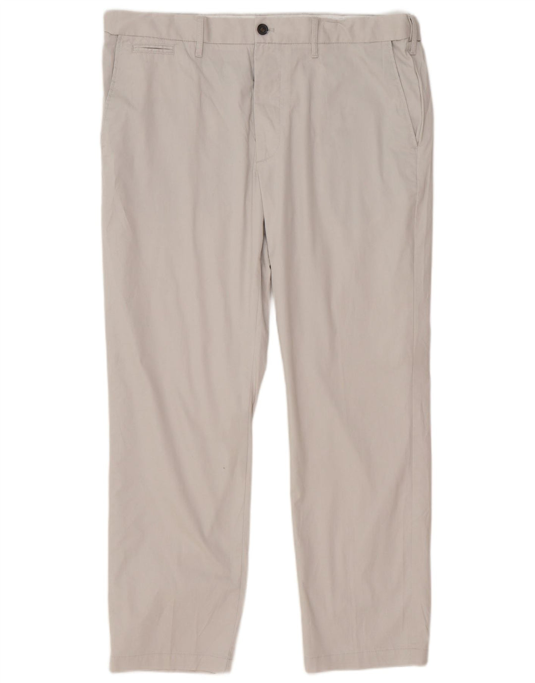 Marks & Spencer Ανδρικό παντελόνι Chino με κανονική εφαρμογή W38 L29 Γκρι βαμβακερό