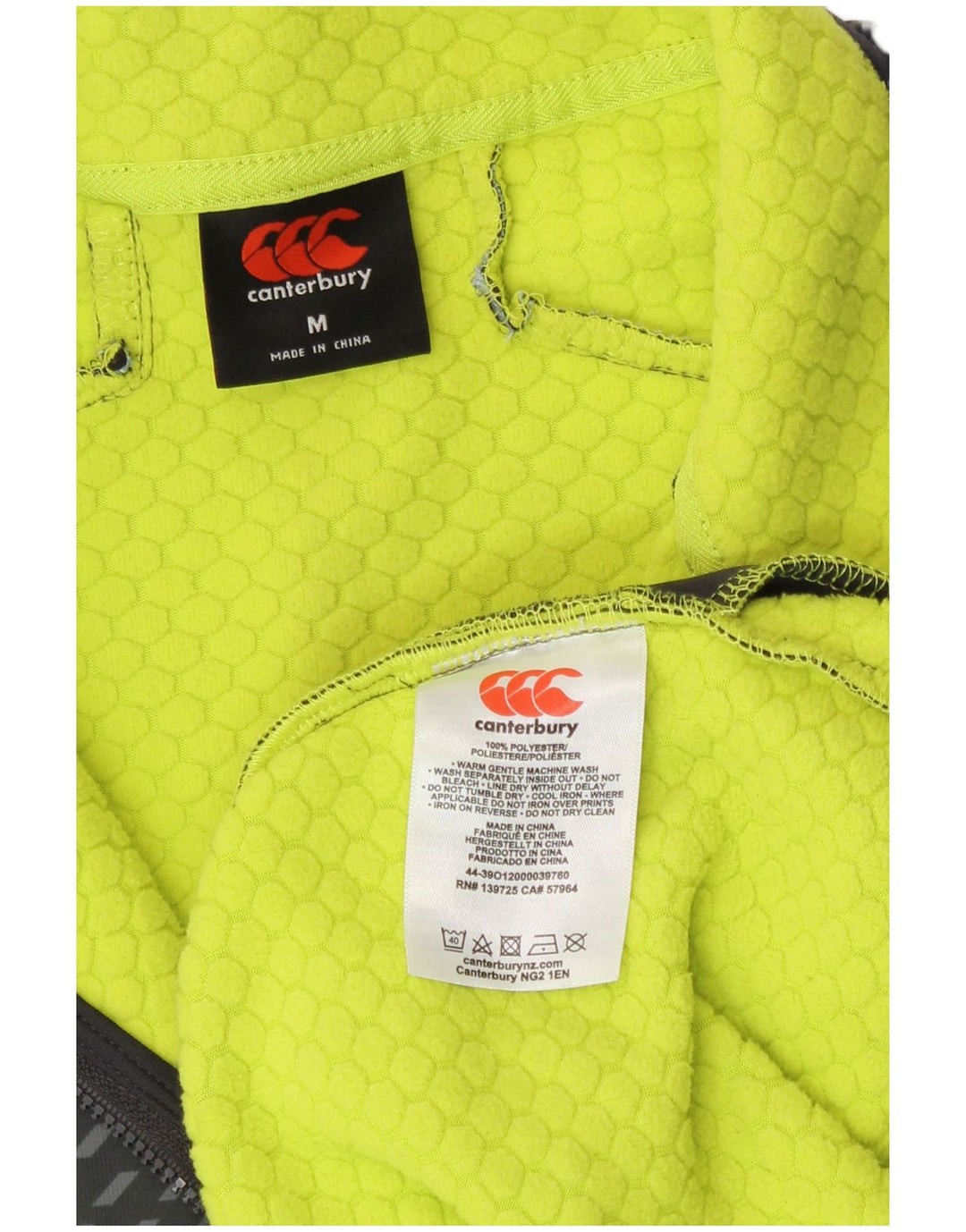 Canterbury Ανδρική φόρμα πουλόβερ με φερμουάρ IRFU Top Medium Μαύρο Πολυεστέρας