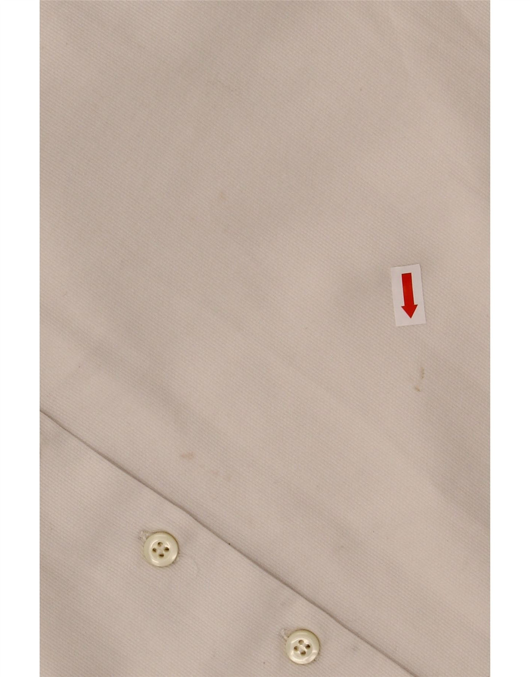 BENETTON Γυναικείο Πουκάμισο IT 42 Μεσαίο Λευκό Βαμβακερό