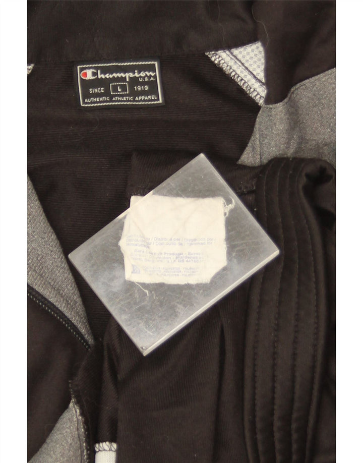 Ανδρική φόρμα Champion Graphic Top Jacket Large Black Colourblock