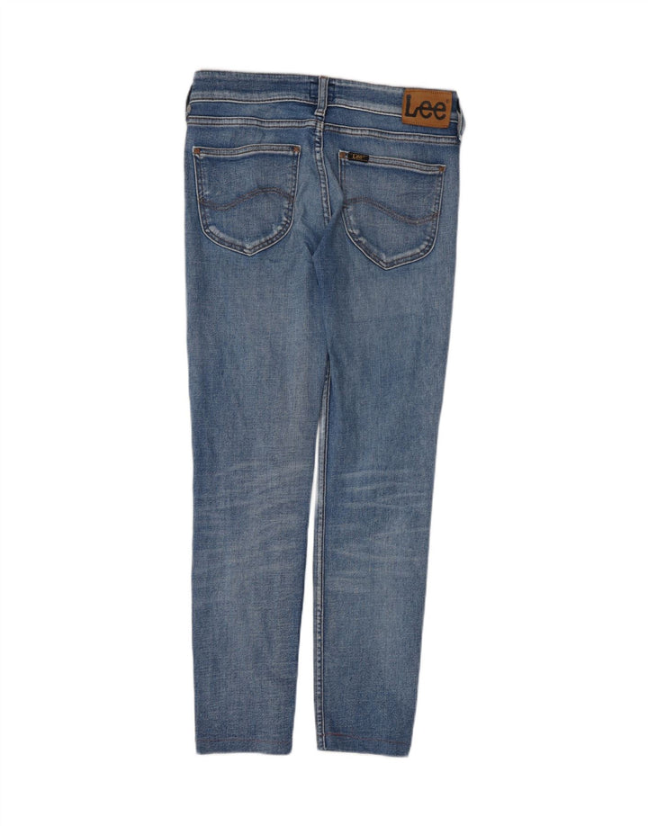 LEE Womens Scarlett Distressed Slim Jeans  W28 L26 Blue Cotton